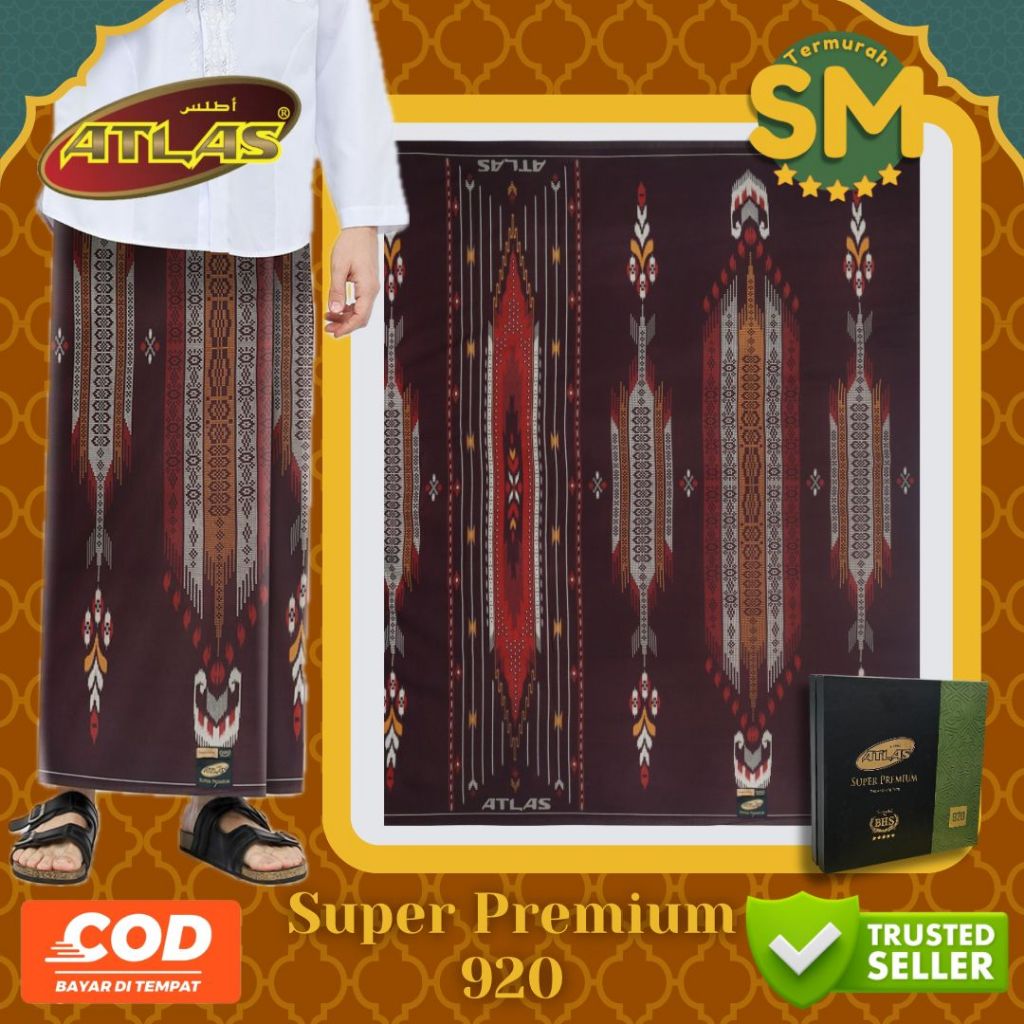 Sarung Atlas Super Premium 920 BHS GOLD Original