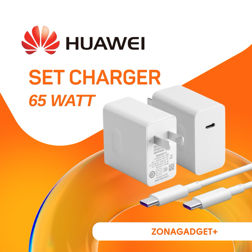 Chager Laptop Huawei 65 Watt Fash Charging for Macbook/Laptop Original Huawei