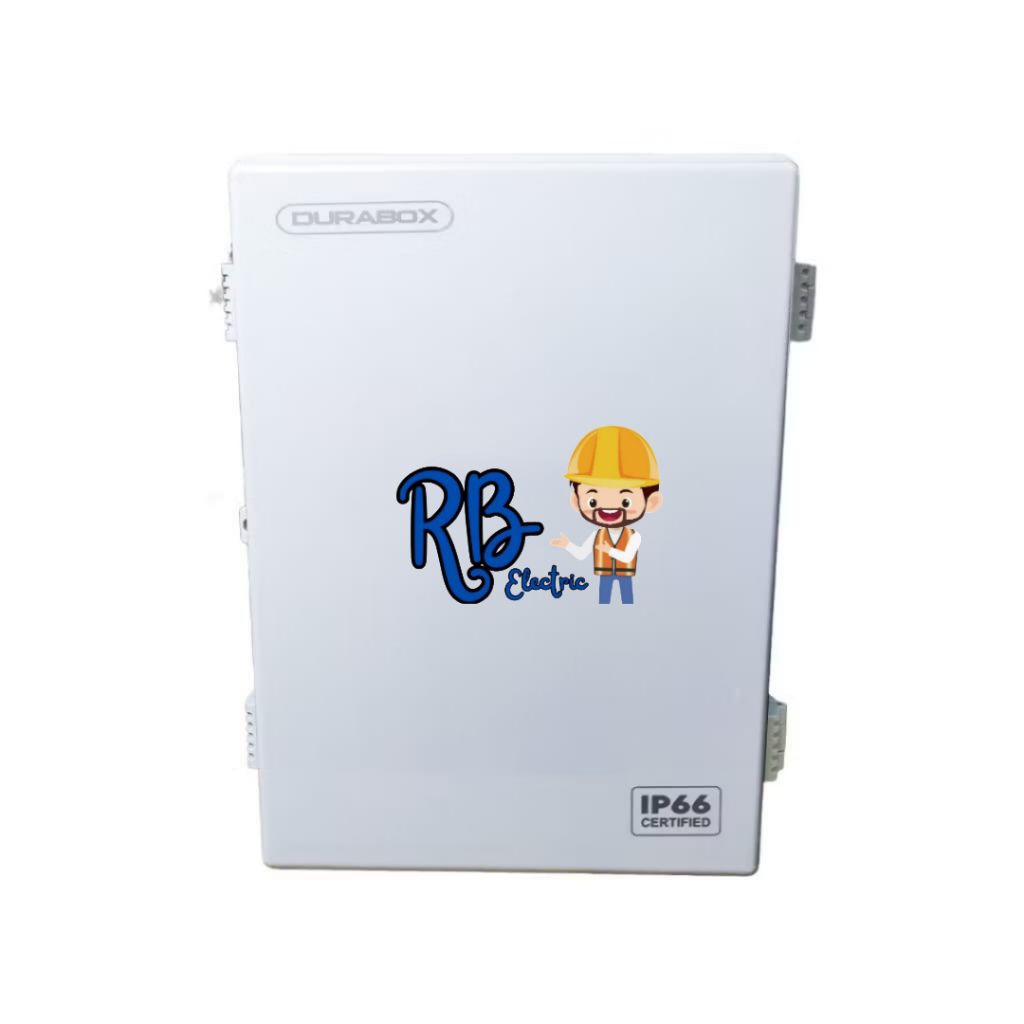 Box Panel Plastik ABS 300x400 x 180 mm LENGKAP Base Plate Durabox Junction Box 30x40 x18