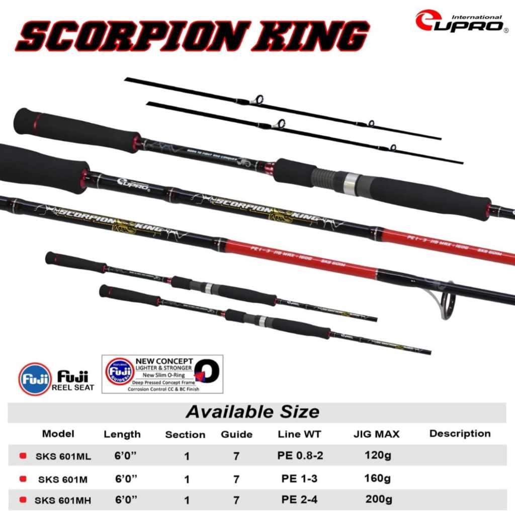 Eupro Joran Slow Jigging Scorpion King | Joran One Piece