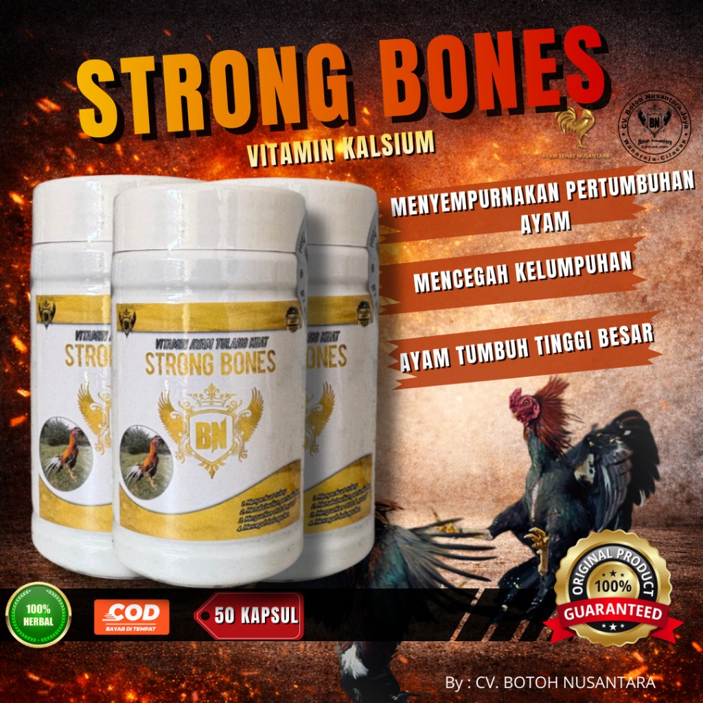 penguat tulang ayam STRONG BONES Kalsium Tulang Kuat