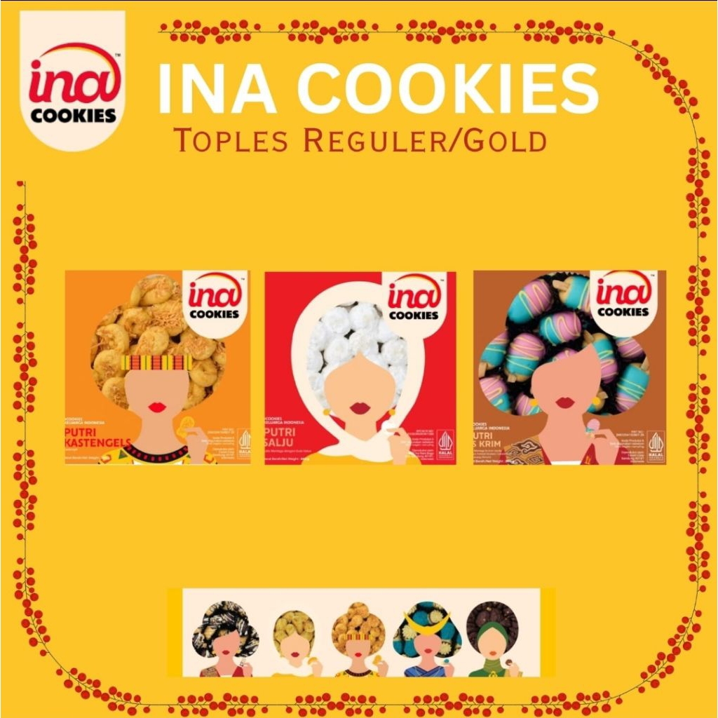Ina Cookies Toples Reguler 500gram//Varian Best Seller//Cibubur Kranggan Bekasi