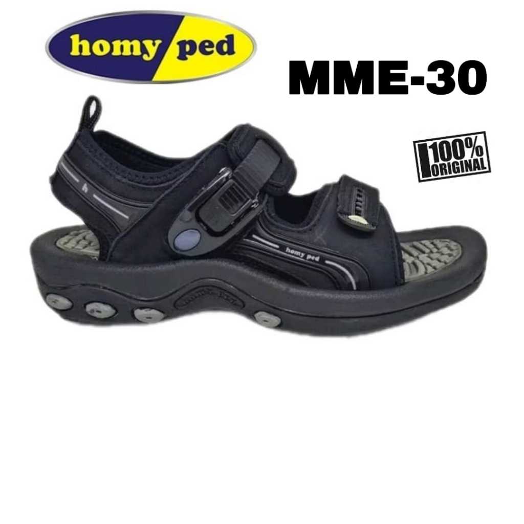 HOMYPED Sandal Gunung Pria Cowok Slop Jepit Hitam Coklat Sport Karet MME-30 Anti Slip Size 40-43