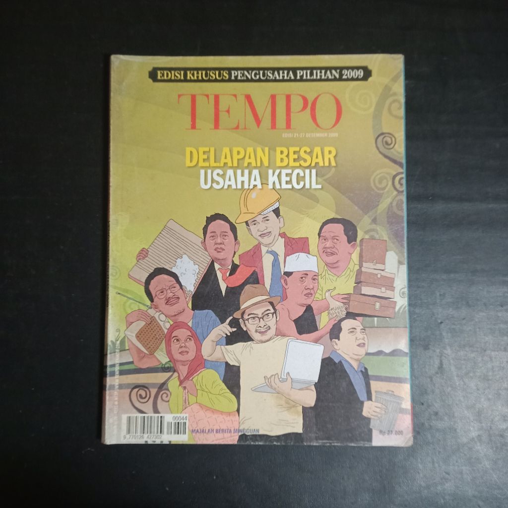 Majalah Tempo Edisi Khusus Pengusaha Pilihan 2009 Edisi 21-27 Desember 2009: Delapan Besar, Usaha Ke