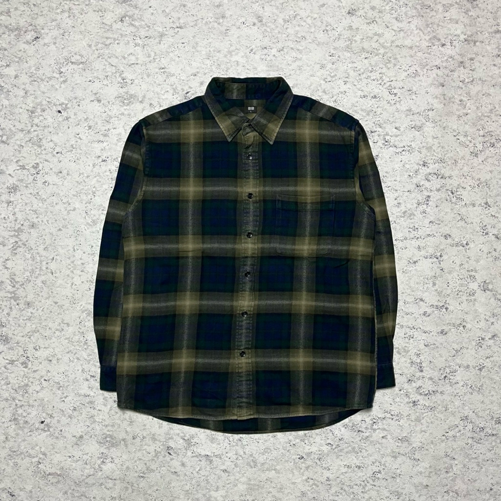 Kemeja Flanel Veterano Uniqlo Veterano Flannel Shirt
