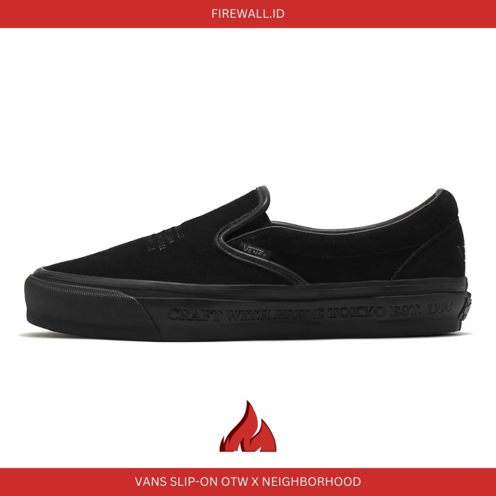Vans Slip-On 98 X Neighborhood OTW Fullblack Original BNIB