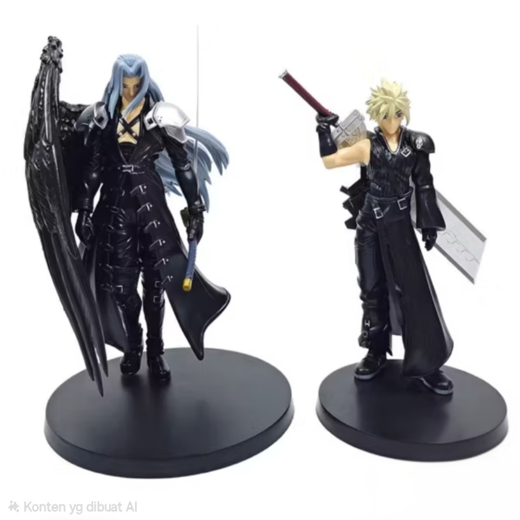 Koleksi Figur Final Fantasy VII Sephiroth Cloud Strife Games Figure