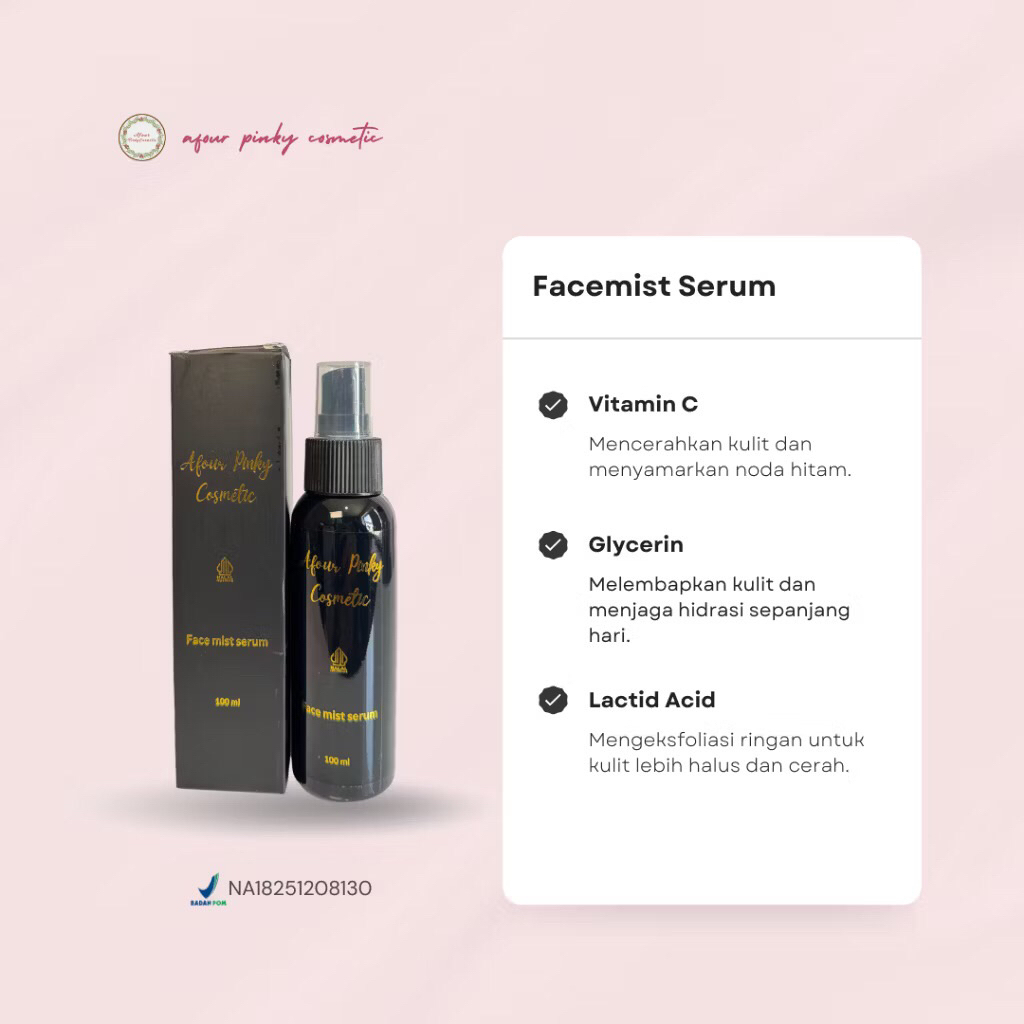 Facemist DNA Salmon AfourpinkyCosmetik