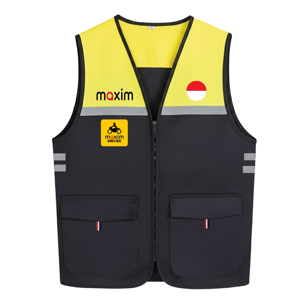 Rompi MAXIM Driver | Jaket MAXIM Transportasi Online