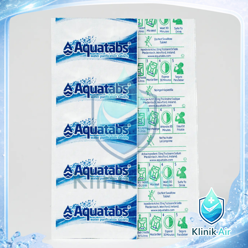 Aquatabs: Tablet Penjernih Air Darurat – Praktis, Cepat & Terpercaya