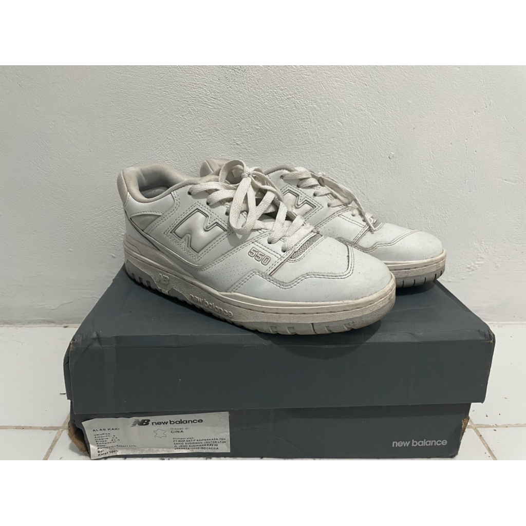 New Balance 550 White Grey