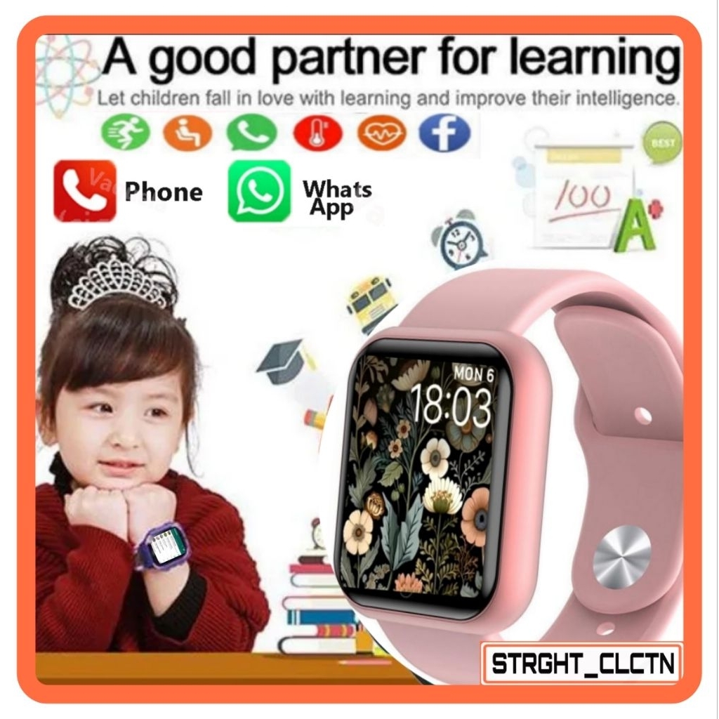 JAM IMOO SMARTWATCH ANAK JAM PINTAR HP ANDROID KIDS 4G BISA WA Y68 D20 T500  ANTI AIR TELFON PESAN J