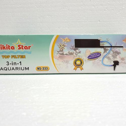 Nikita Star NS 333 NS333 Ns-333 top filter atas 3 in 1 aquarium