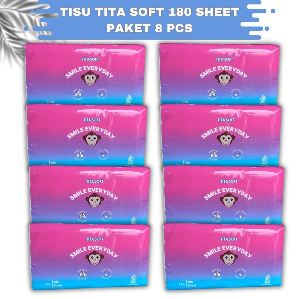 TISU TITASOFT 180 SHEET PAKET 8 PCS