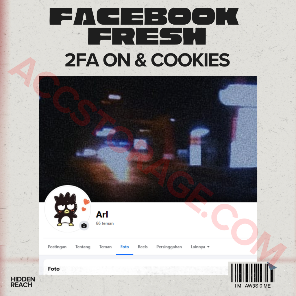 Akun Facebook Fresh | FB Fresh | 2FA + Email + Cookies | FB Baru Siap Pakai | Full Akses High Qualit