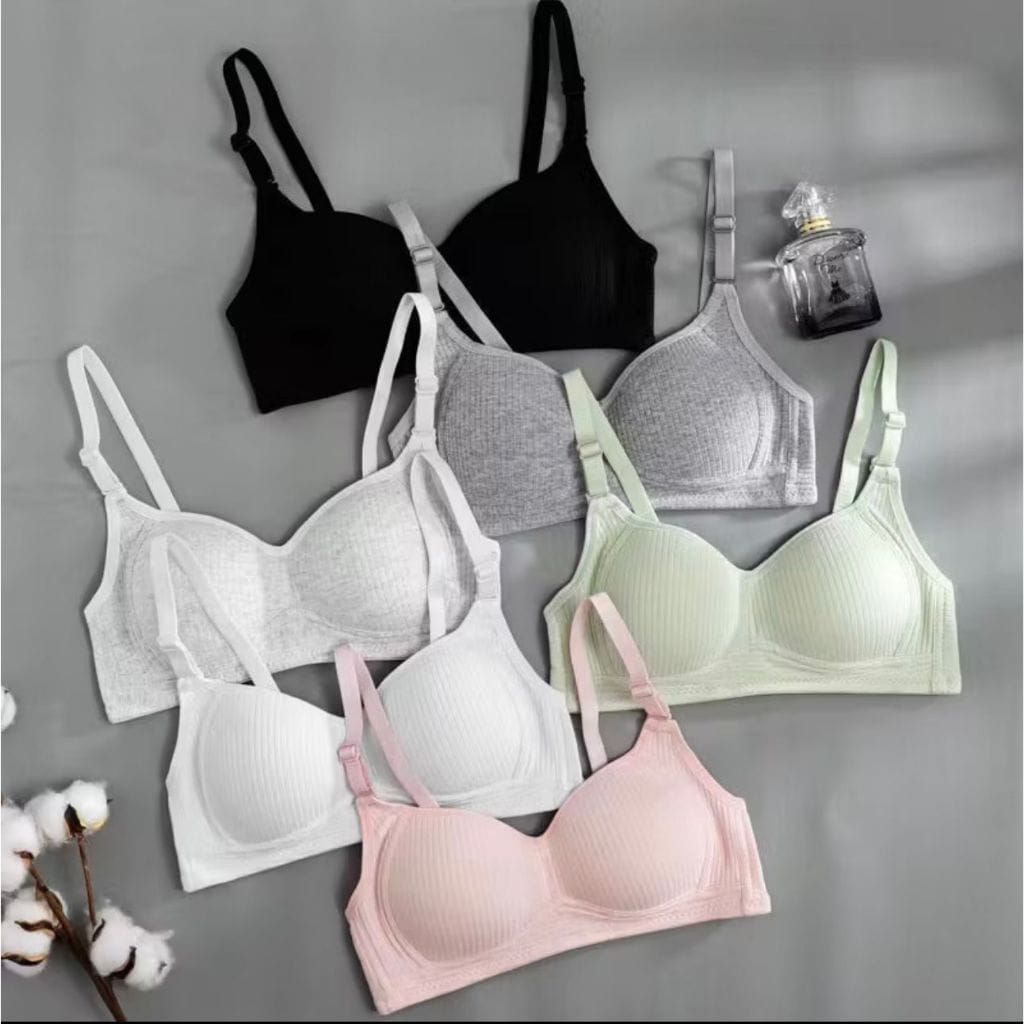 A&S PROMO ISI 6 PCS Bh dewasa isi 6 pcs Bh tanpa kawat Bh isi 6 pcs murah Kutang Wanita Bh Sport 34-