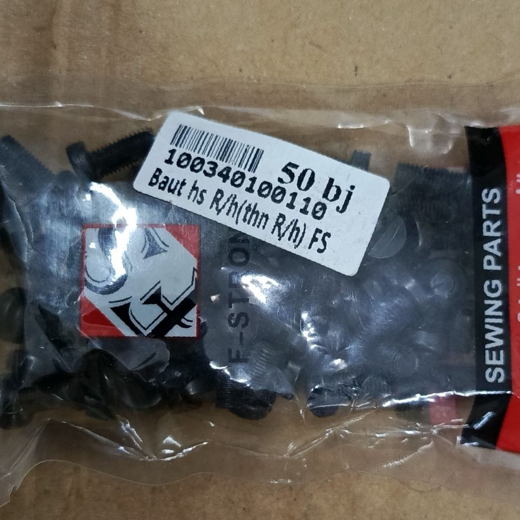 50biji (perbungkus) baut tahanan rotari hook mesin jahit highspeed JUKI TYPICAL BROTHER SUNSTAR