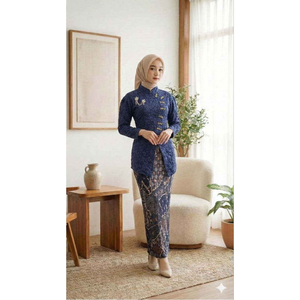 Kebaya Jaguar Janggan/kebaya jaguar fucuro/kebaya wisuda/kebaya lamaran/kebaya Janggan embos