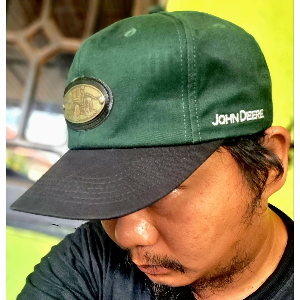 (ONLY 1 ON SHOPE) TOPI JOHN DEERE X K-PRODUCT VTG ROPEHAT 90'S (U.S.A)