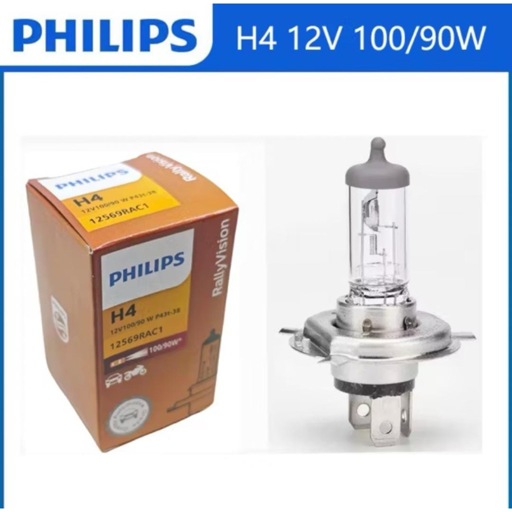 Bohlam PHILIPS H4 12V 100/90W