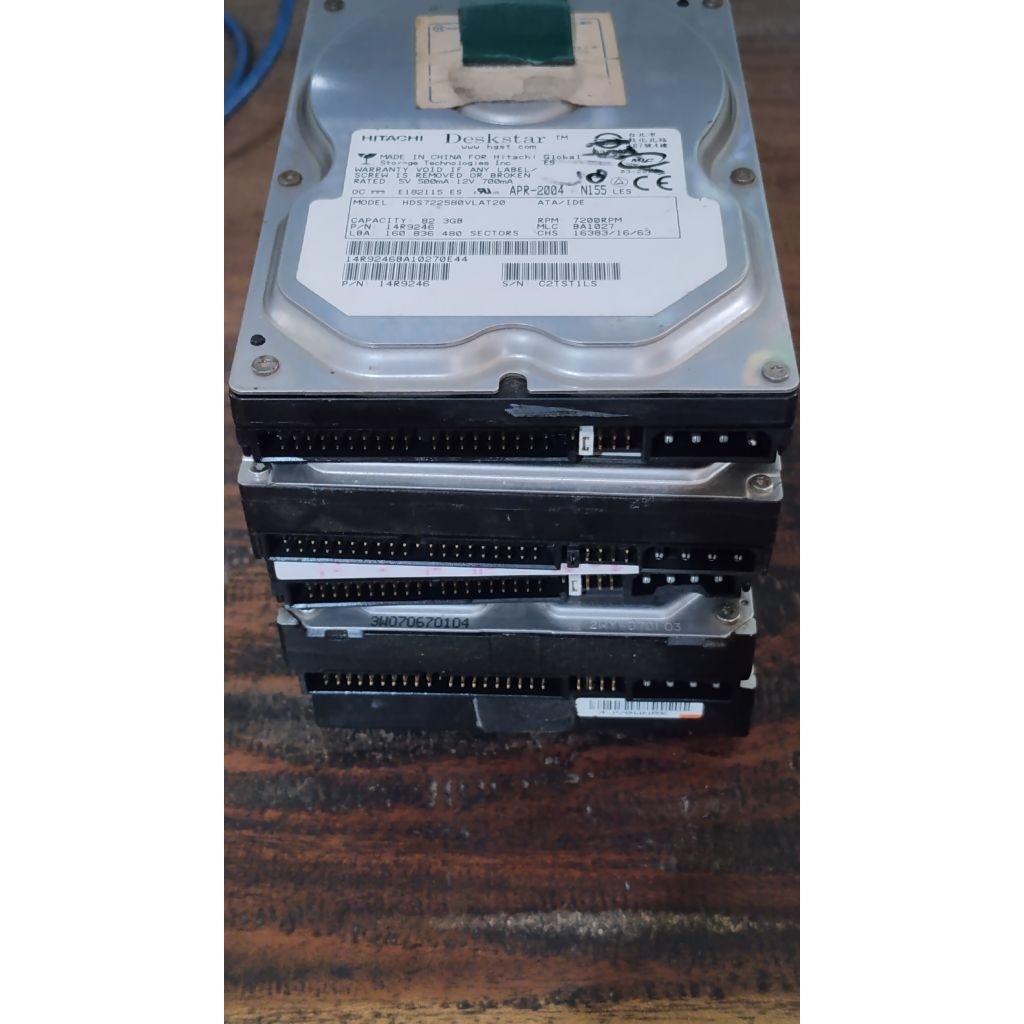 hardisk internal ps2 ide/ata 80gb