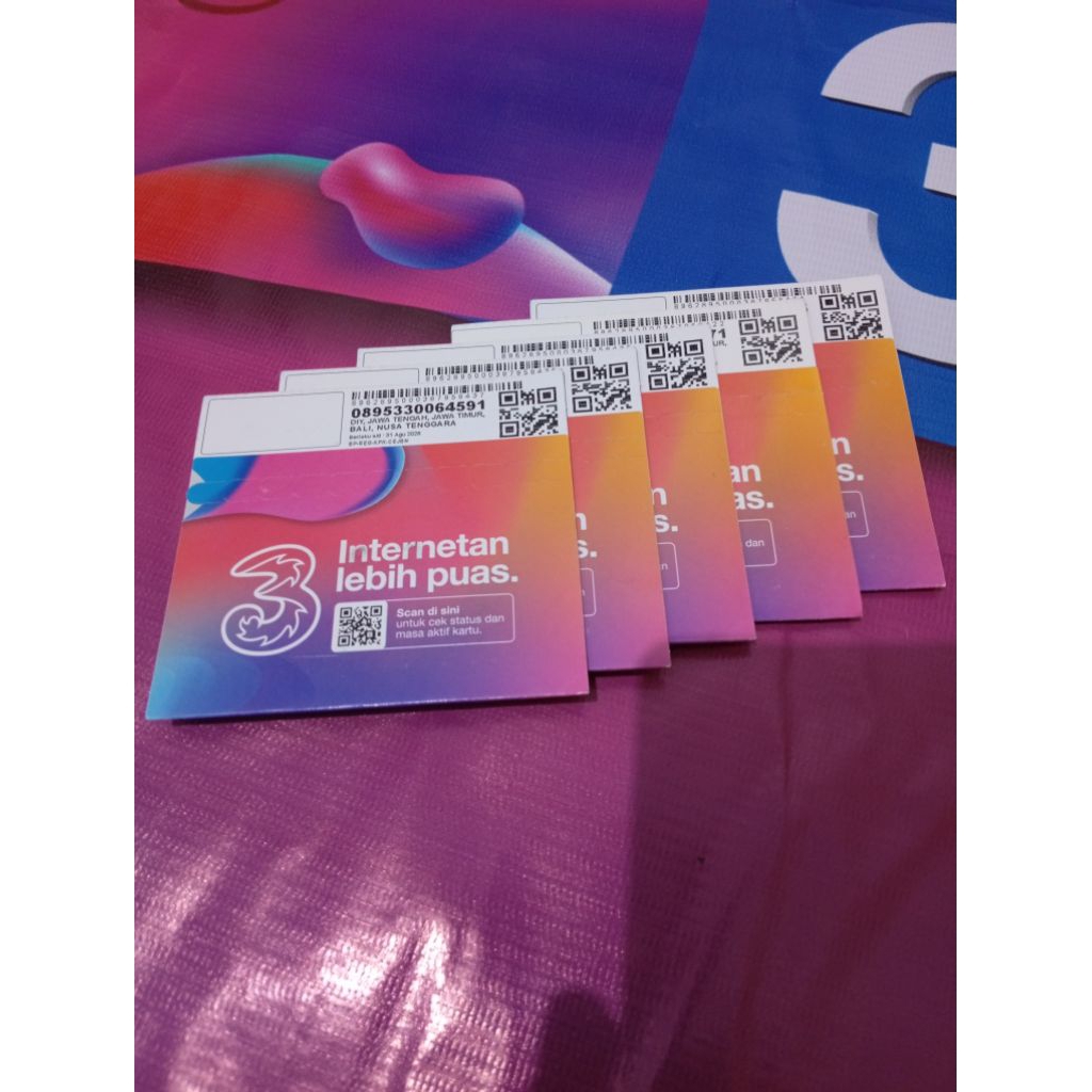 SP TRI Indosat 3 Gb Segel