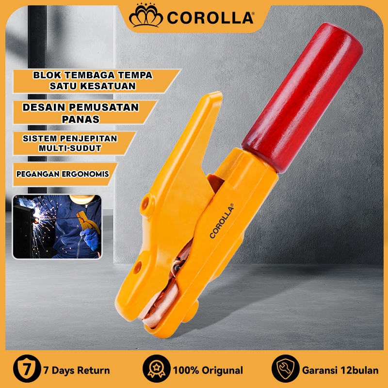 COROLLA Tang Las Listrik 500A 600A Tang Stang Las Electrode Holder MMA Welding Torch Kualitas Baik