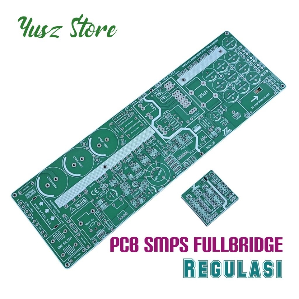 Rumahleha Pcb Smps Fullbridge Regulasi Pcb Fiber Dobel Layer For Audio Power Supply Unit