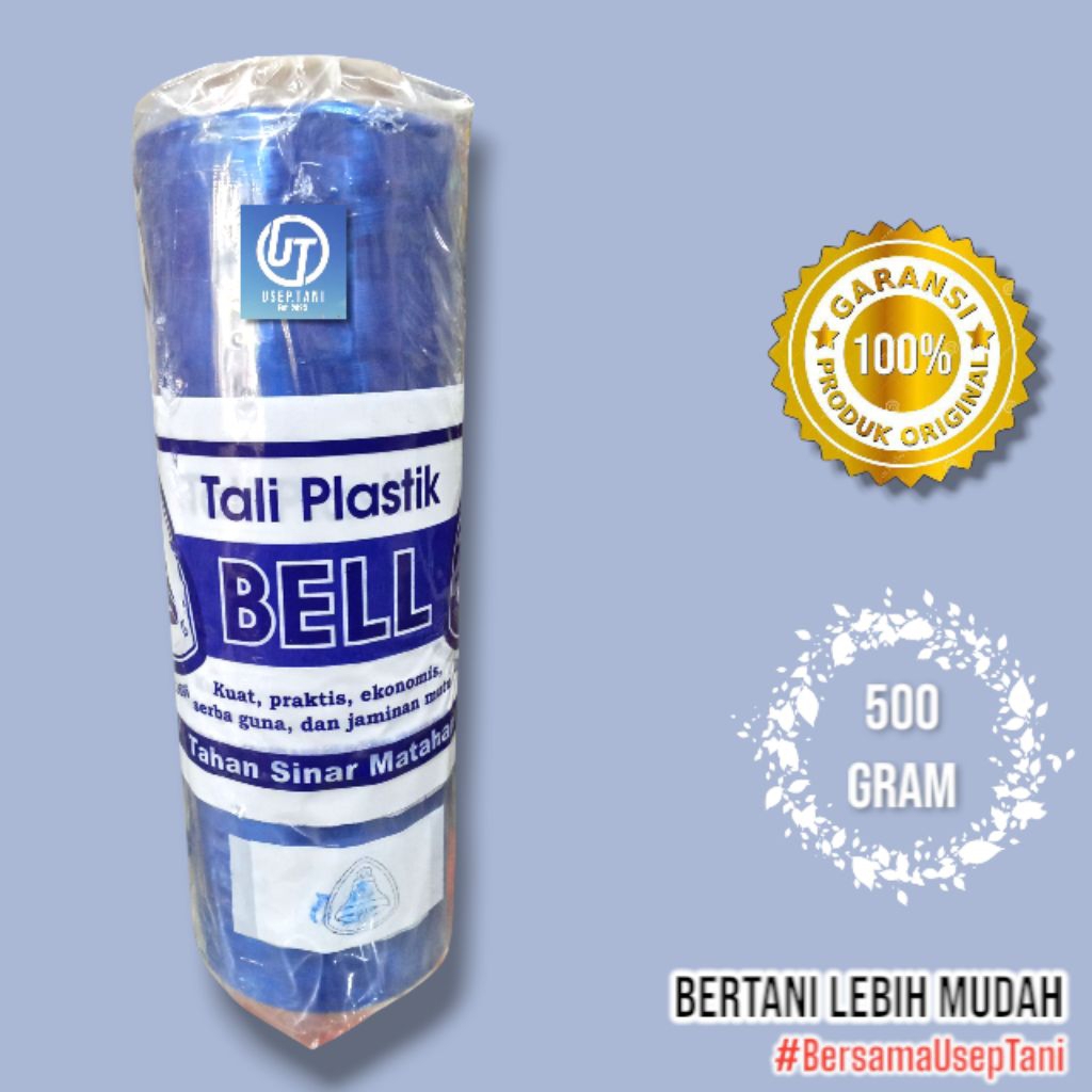 TALI PLASTIK BELL 500GRAM TALI GAWAR PERTANIAN