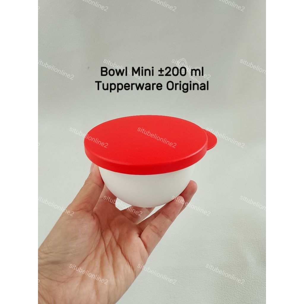 Mini Bowl/Small Round Container ±200ml Tupperware Original
