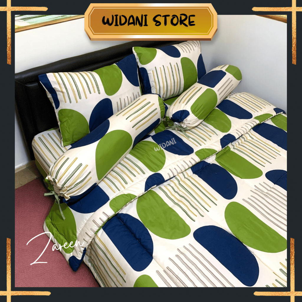 BEDCOVER SET SPREI  ZAREEN/ BEDCOVER SET SPREI MOTIF AESTHETIC [WIDANI STORE]
