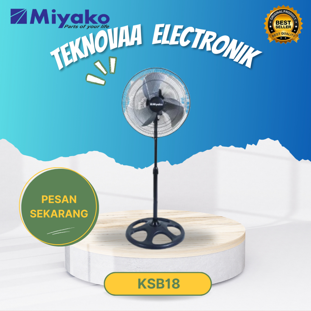 Miyako Kipas angin berdiri/Stand Fan KSB-18/KSB18/KSB18/KSB 18/KSB-18/KSB 18/Miyako ORIGINAL GARANSI