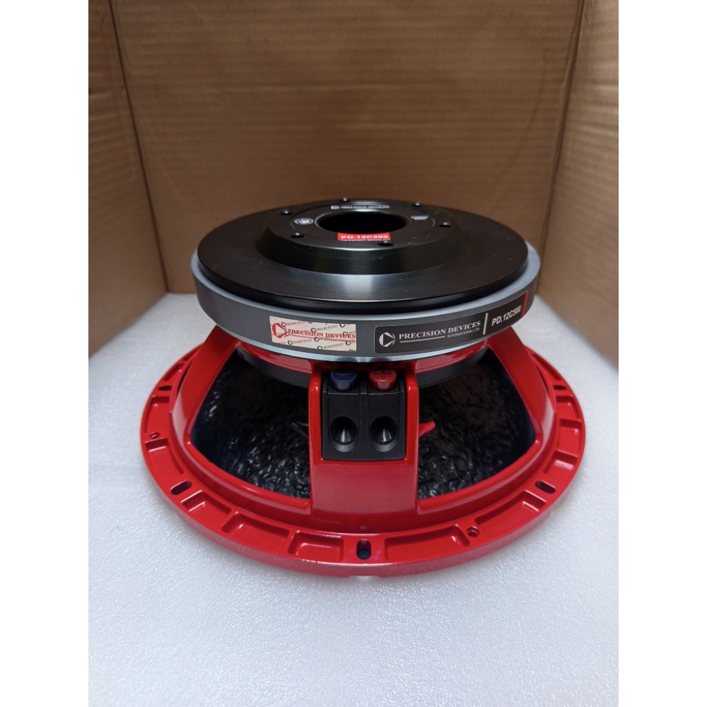 SPEAKER PD 12Inch PD 12C500 Merah VC 4Inch DAUN KULIT JERUK/ PD 12C500 Merah Precission  Device VC 4