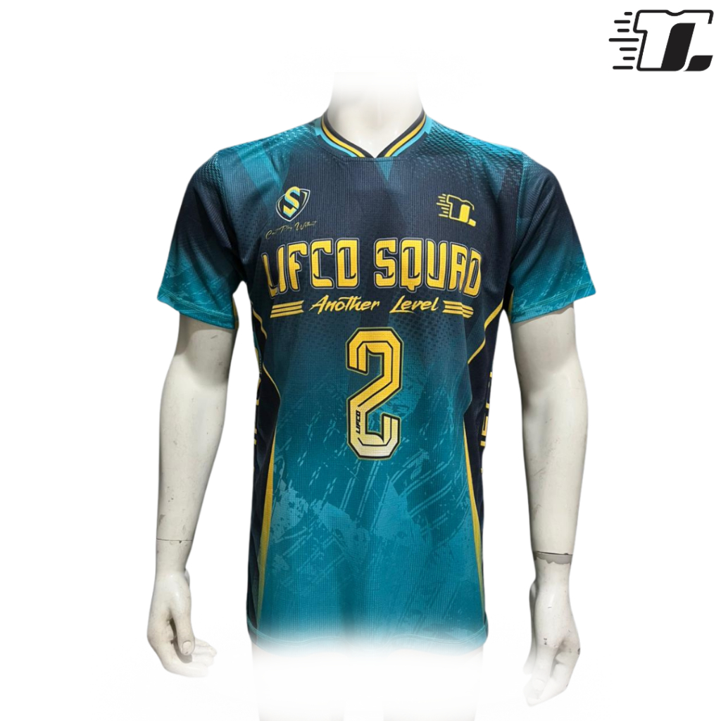 Lifco Jersey Olympus Lifco Squad Fantasi Hijau Kuning (Tidak Bisa Request Nama)(Volleyball Jersey / 