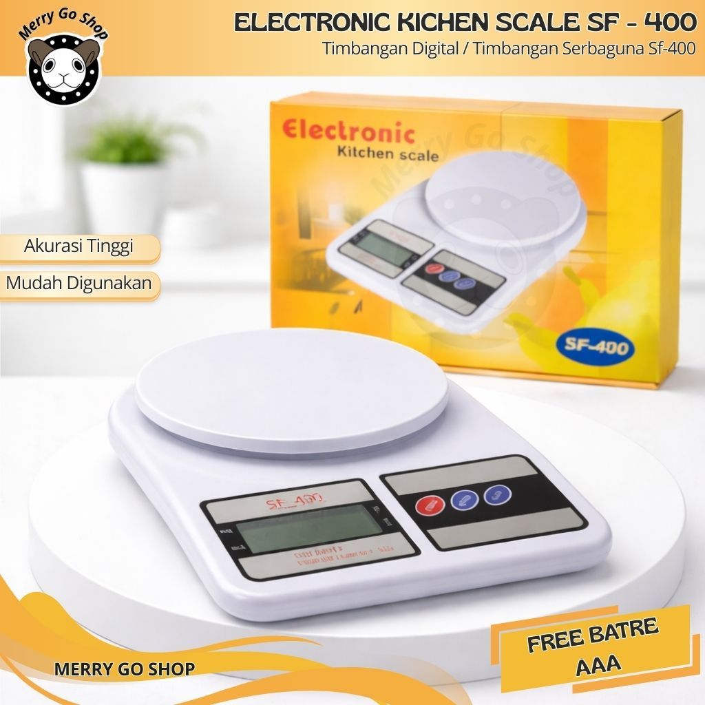 Timbangan Kue SF400 Timbangan Dapur Digital Elektrik 10Kg SF-400 Timbangan Mini Serbaguna