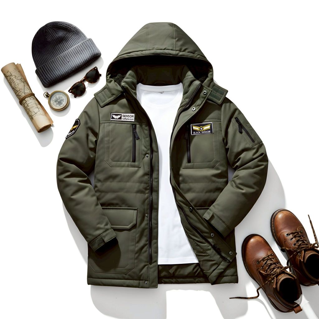 Jaket Parka SNSR Elegant / Jaket Parka Material Canvas / Jaket Parka Pria