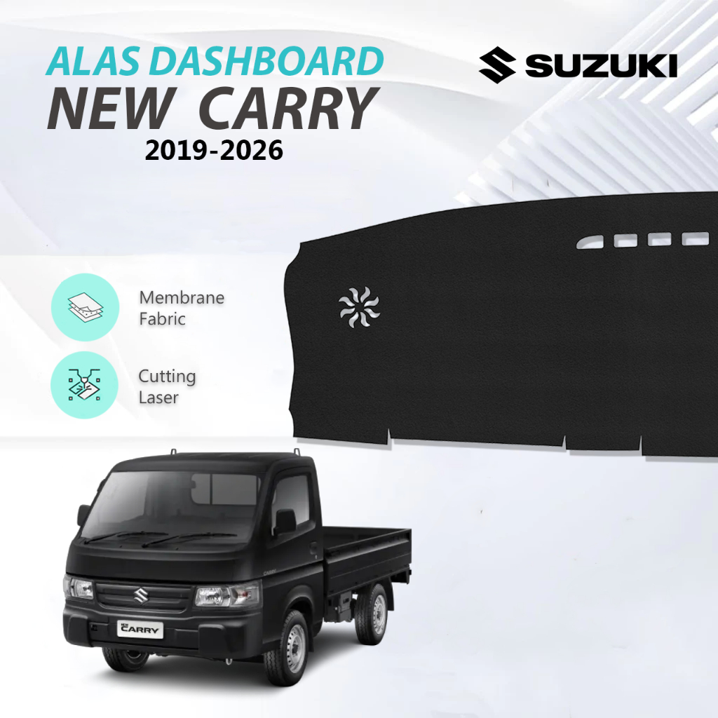ALAS BULU DASHBOARD MOBIL NEW CARRY  - COVER KARPET PELINDUNG DASBOR SUZUKI 2019 - 2026