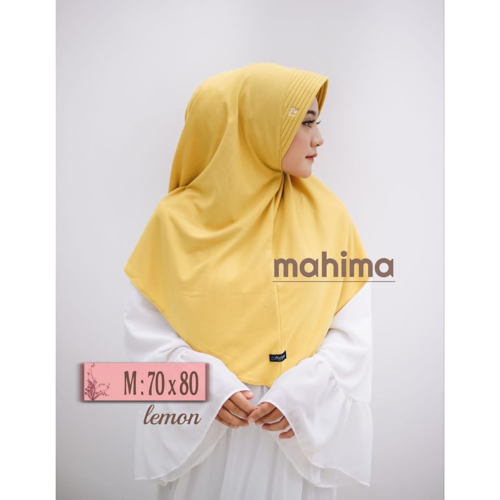 Jilbab Mahima size M | Jilbab Ped Kaos Antem | Hijab Mahima