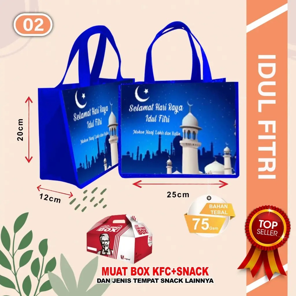 TERMURAH TAS GOODIE BAG  PARSEL LEBARAN IDUL FITRI BESAR DAN TEBAL  / TAS PARSEL LEBARAN IDUL FITRI 