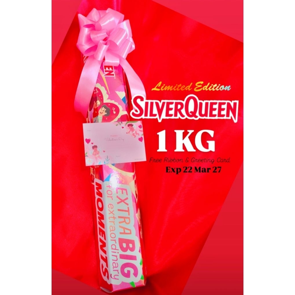 SILVERQUEEN 1 KG COKLAT CHUNGKYBAR KEMASAN 1KG VALENTINE PROMO THE KING
