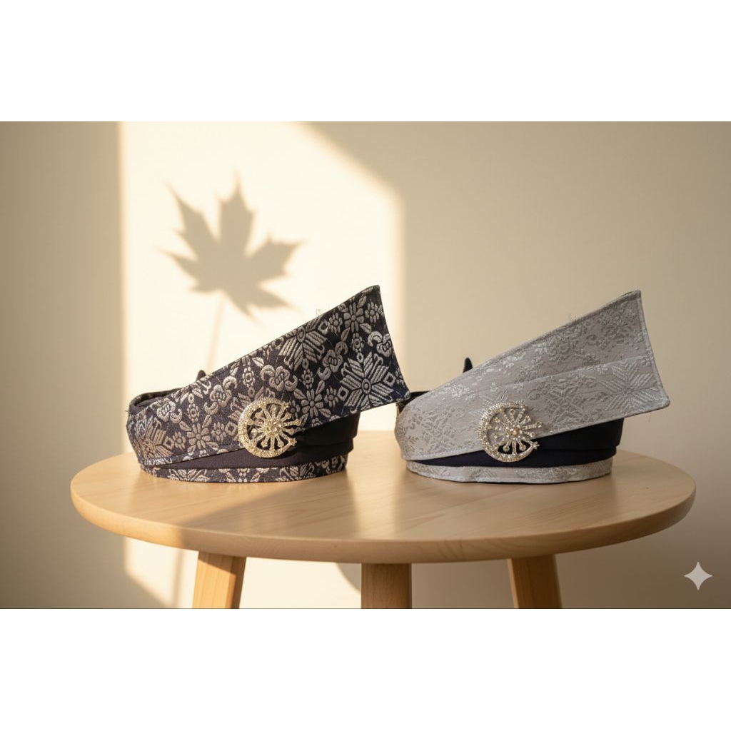 [DEWASA] Tanjak Melayu Songket Pria Dewasa Model Ikat Kreasi Dendam Tak Sudah