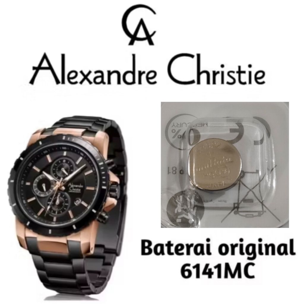 Baterai Alexandre christie 6141MC/Baterai ac6141mc