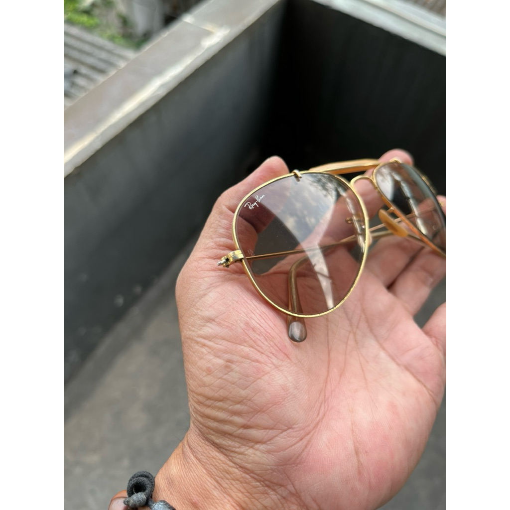 rayban aviator  bl usa orjinal lensa super cenhgebel size 58.m