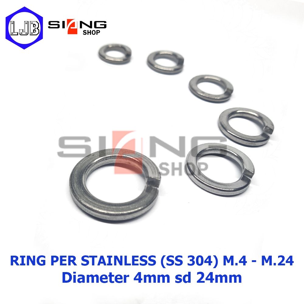 Ring Per Stainless 304 M12 sd M24 THE A2-70