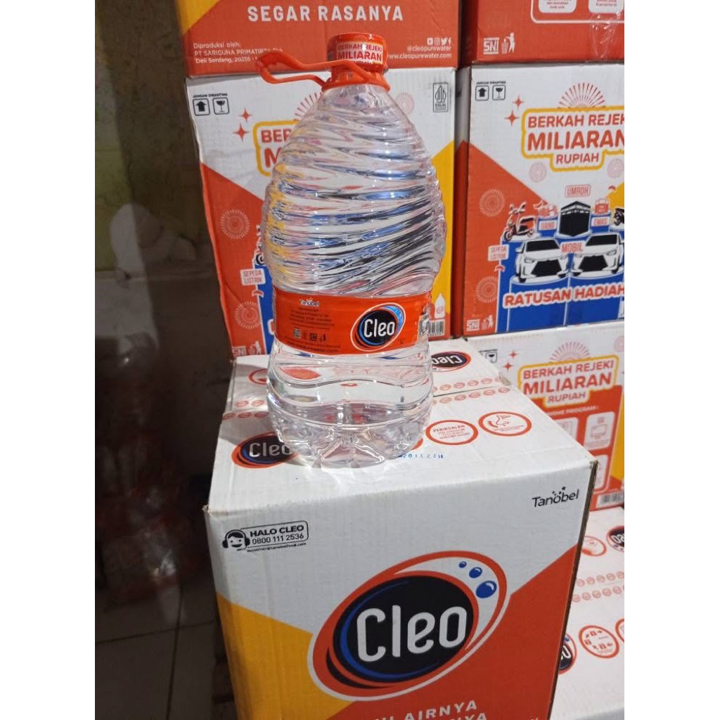 Cleo Galon 3 liter isi 4 Galon