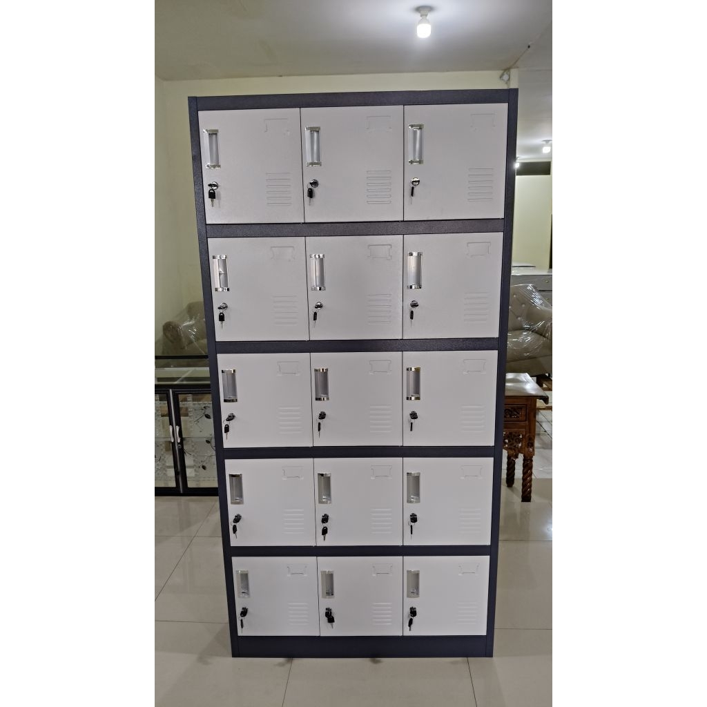 loker 15 pintu full besi