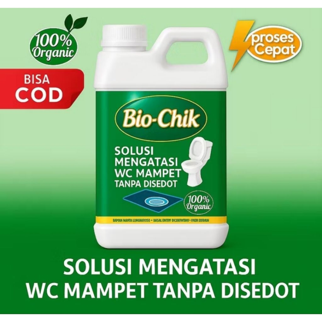 Biochik Pengurai Septitank 1 Liter – Bakteri Pengurai Tinja