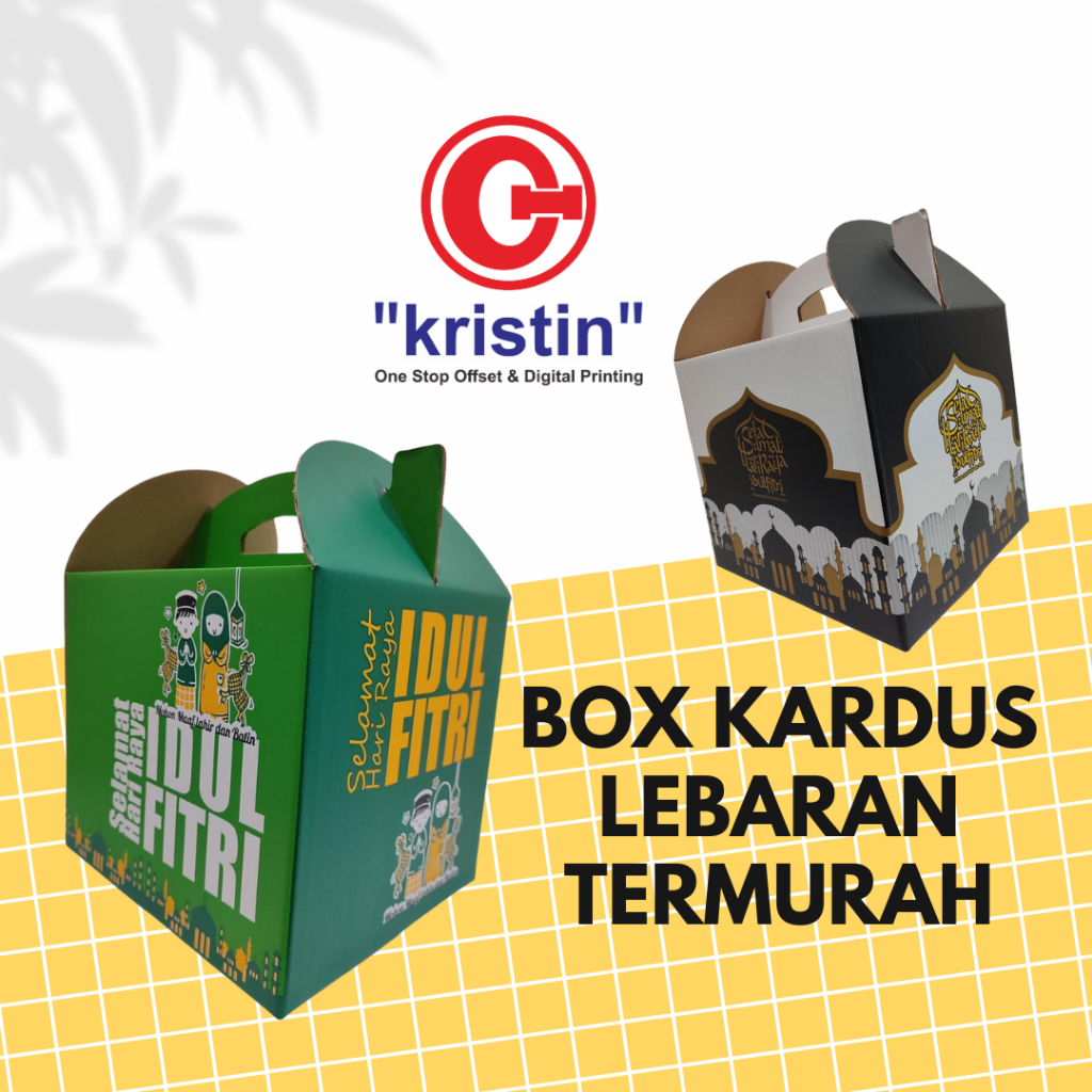 BOX KARDUS HAMPERS LEBARAN IDUL FITRI TERMURAH 30X26X26CM