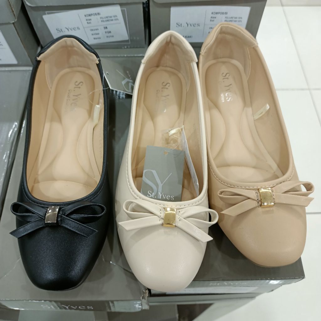 sepatu wanita flat ST.YVES original