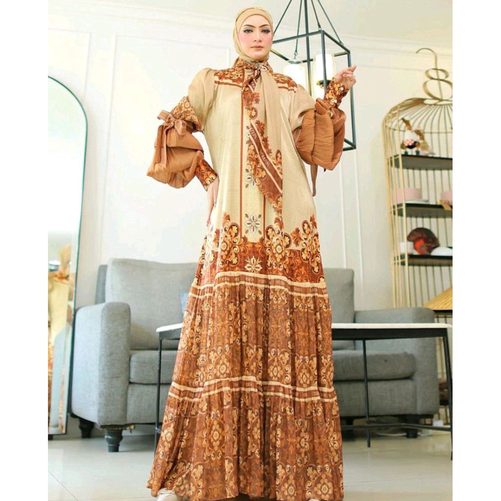 JEVINA GAMIS SET HIJAB SERIES PART 3 BY. YODIZEIN